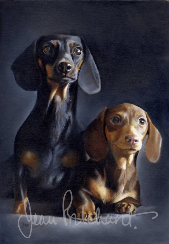 Darcy and Digby
Oil on fine canvas