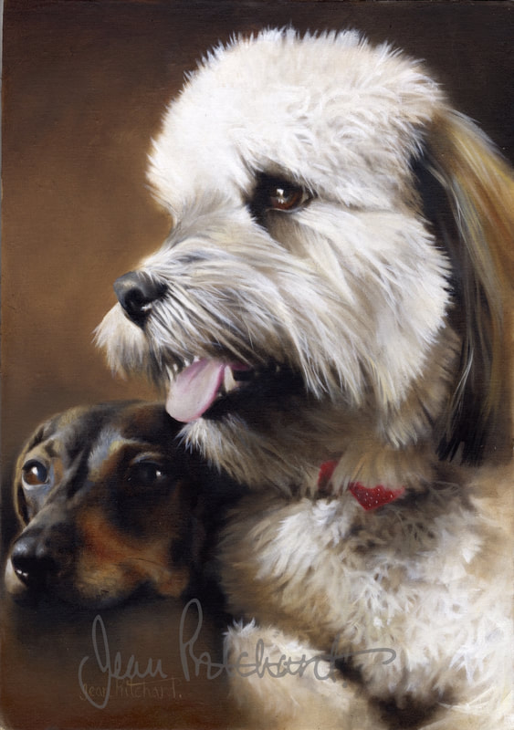 Molly and Lola
oil on fine canvas